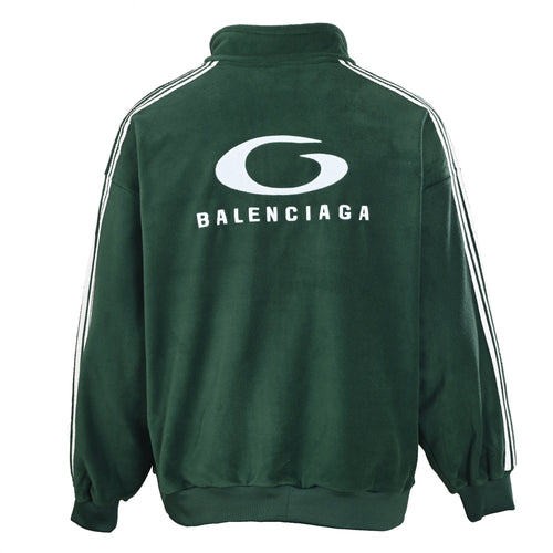 Balenciaga Baseball Jacket Green