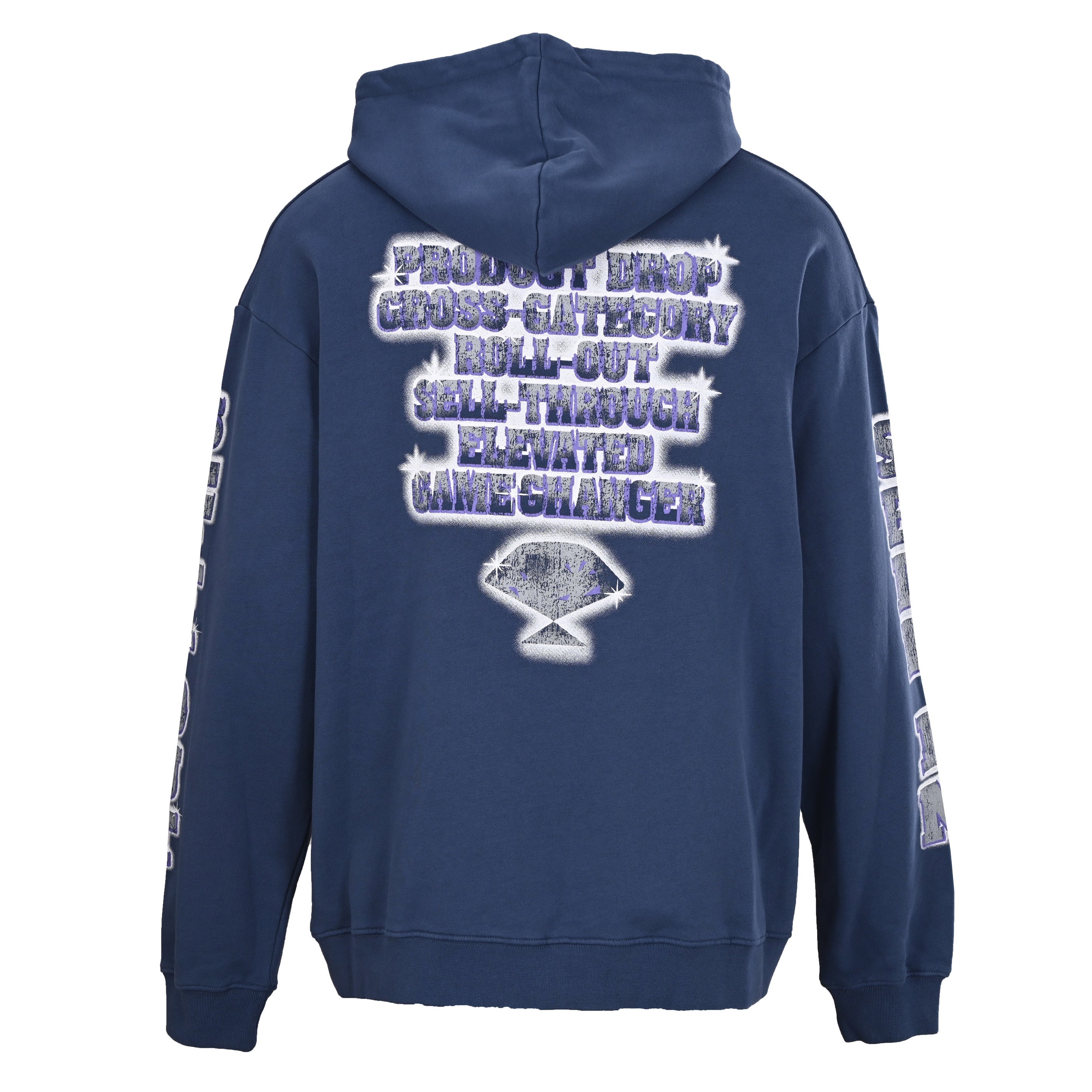 Balenciaga Paris Script Logo Cotton Hoodie