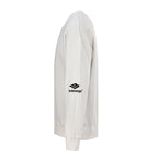 Balenciaga Paris Script Logo Embroidered Cotton Hoodie